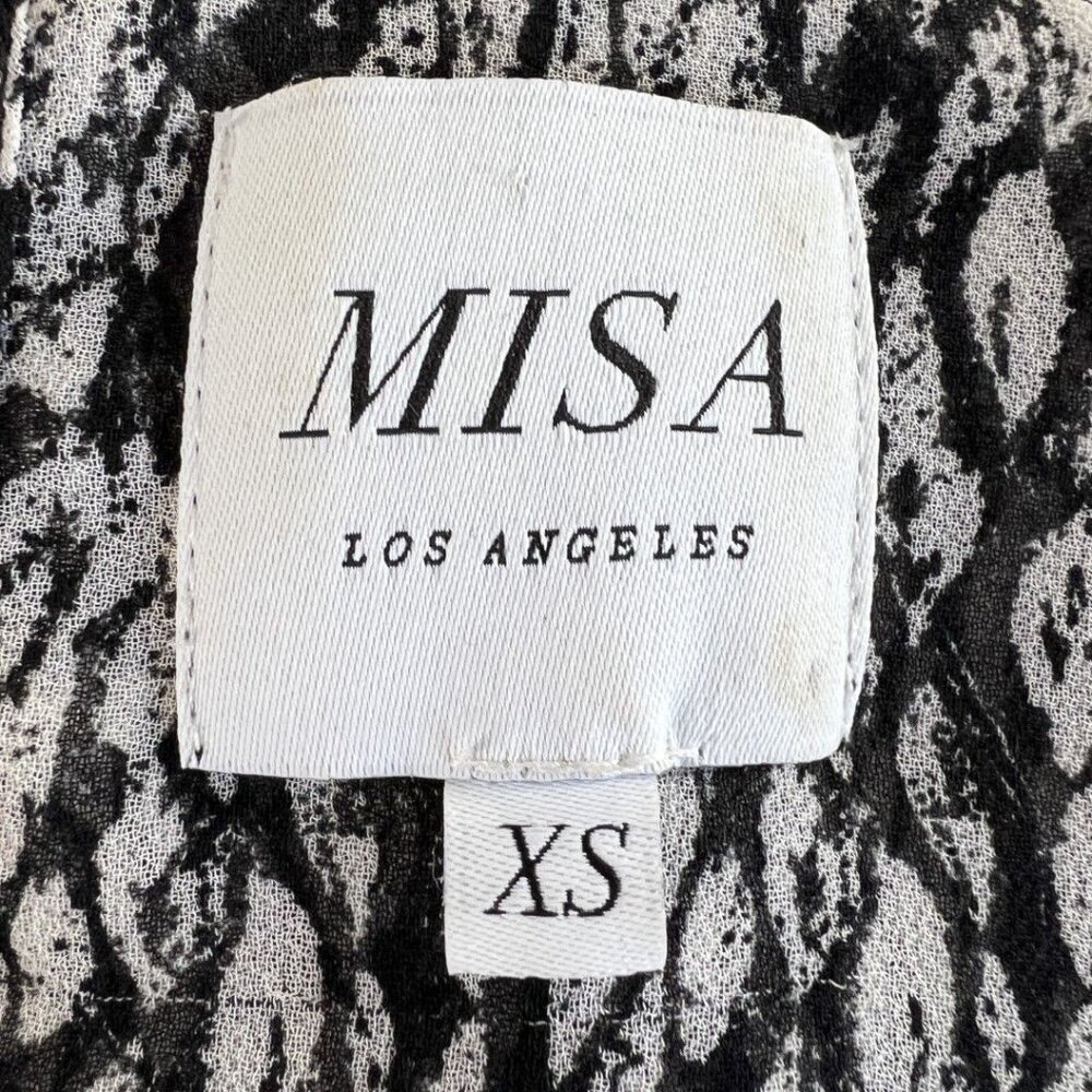 MISA Los Angeles Sophia Asymmetrical Ruffle Smocked Midi Dress $356 - Picture 10 of 12